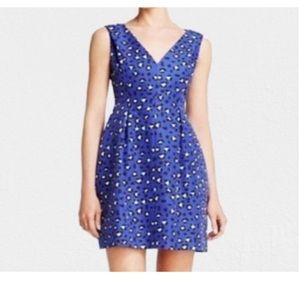 Kate spade blue leopard dress nwot